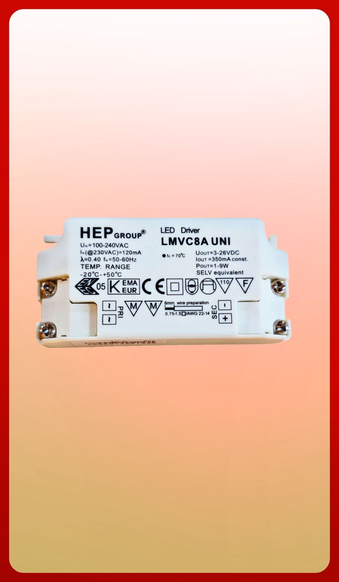 درایور LED برند HEP